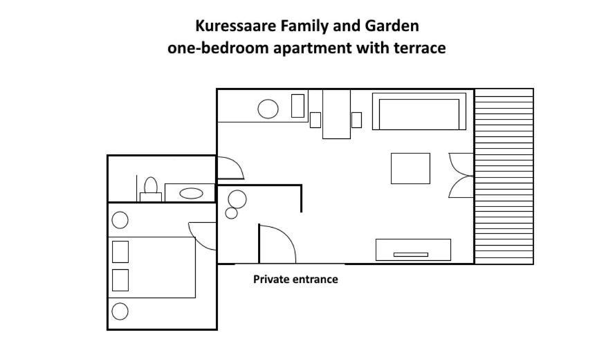 Kuressaare Family And Garden Apartments Ngoại thất bức ảnh